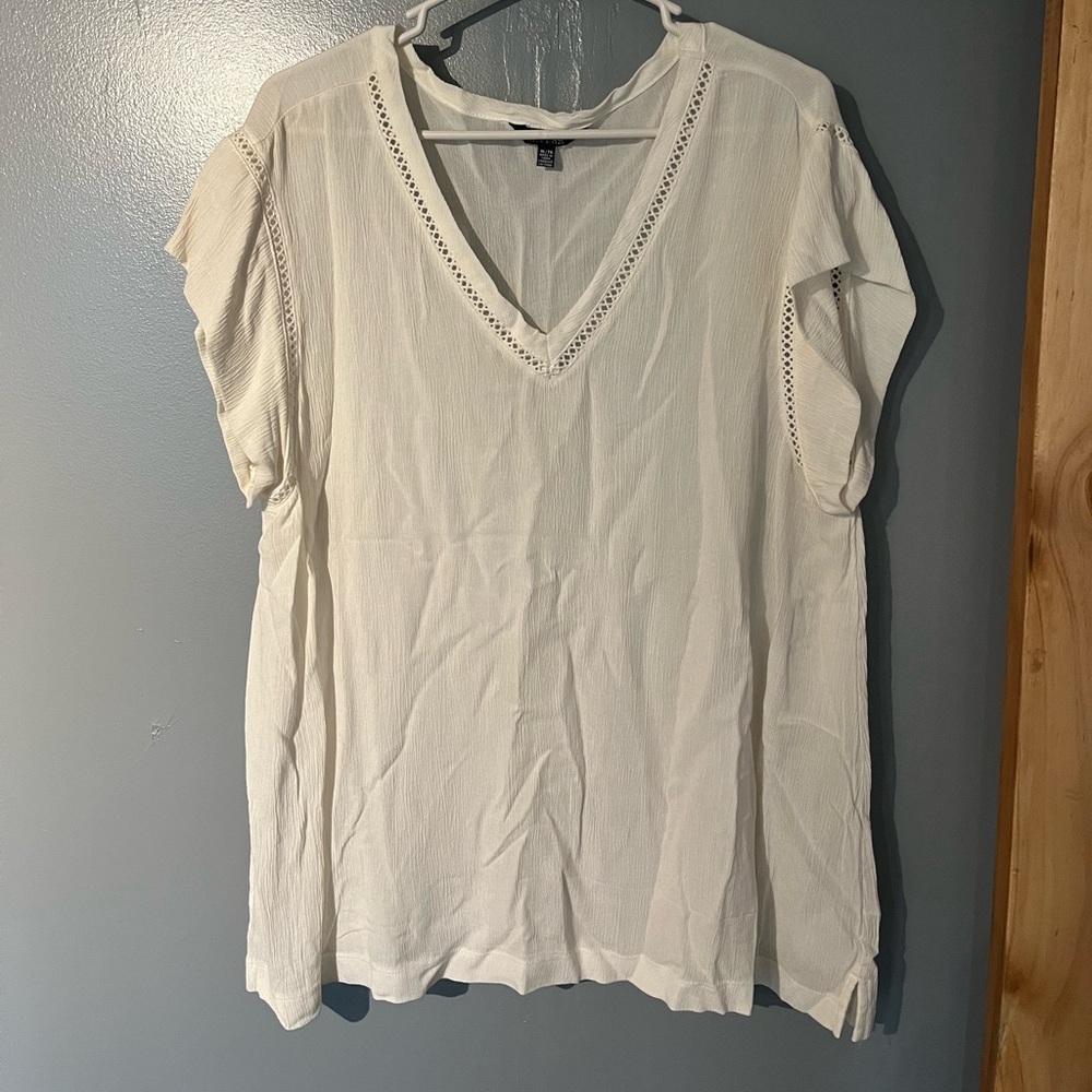 Buffalo white blouse size XL